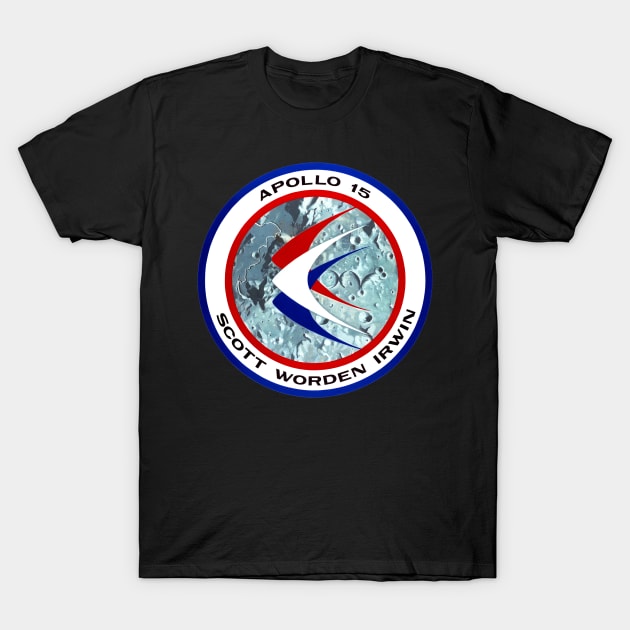 Apollo 15 NASA Mission Astronaut Crew Patch T-Shirt by jutulen